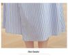 Women's Summer French Striped Shirt Dress - Elegant Long Style, College-Inspired, Absolutely Stunning
