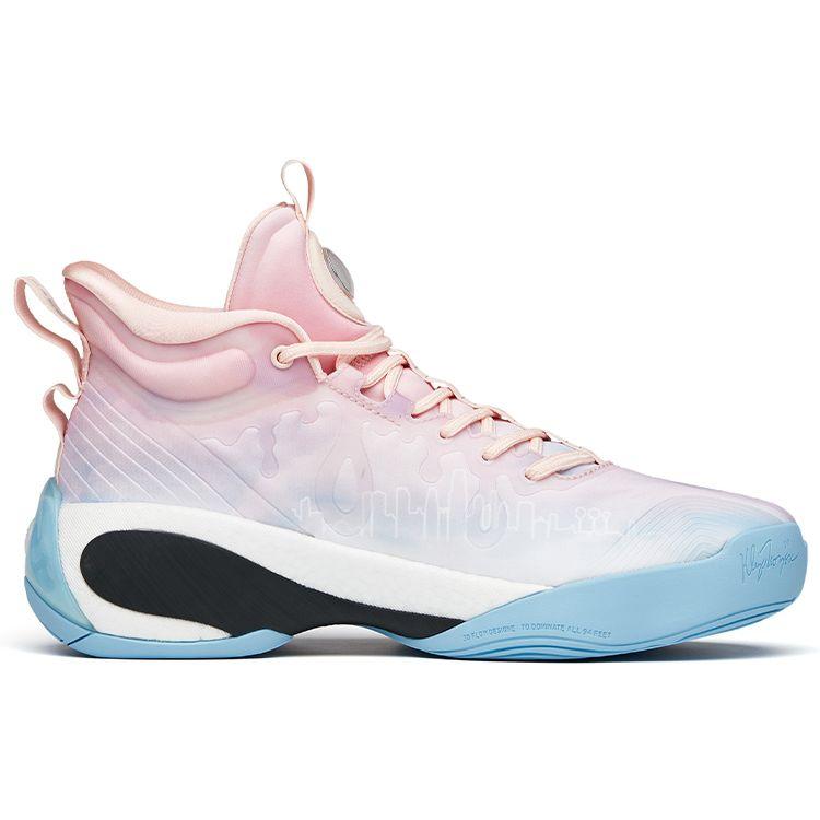 Anta KT7 Los Angeles Sunset Herresneakers Rosa Svart Blå 112141101-4