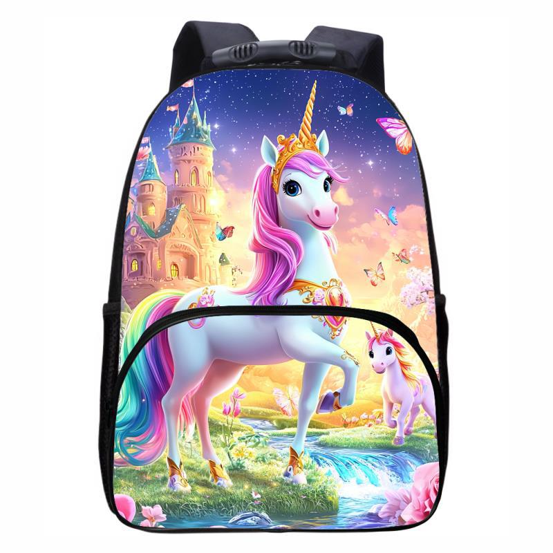 Zaino Scuola Primaria e Secondaria Unicorno Zaino Moda Uomo e Donna