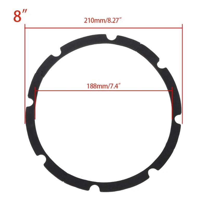 Rubber Ring Speaker Cloth Edge Repair Parts Speaker Surround Rubber Replacement Parts for Speaker Repair or DIY