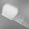 10Meters/Lot Ostrich Feathers On Ribbon Tape 10-15Cm  Feather Trim Boa For Clothes Sewing Fringe Diy Wedding Decoration