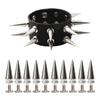 10Pcs Decorative Rivets Set Punk Style Nail Buckles Screw Mount Stud Rivets DIY Crafts PU Belt Shoes Clothing Spikes