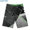 Men's Quick-Dry Striped Surf and Bodybuilding Shorts