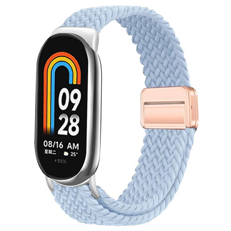 For Xiaomi Mi Band 10 strap Accessories breathable nylon Magnetic Braided Bracelet belt pulseira correas for Xiaomi Mi band 9 8