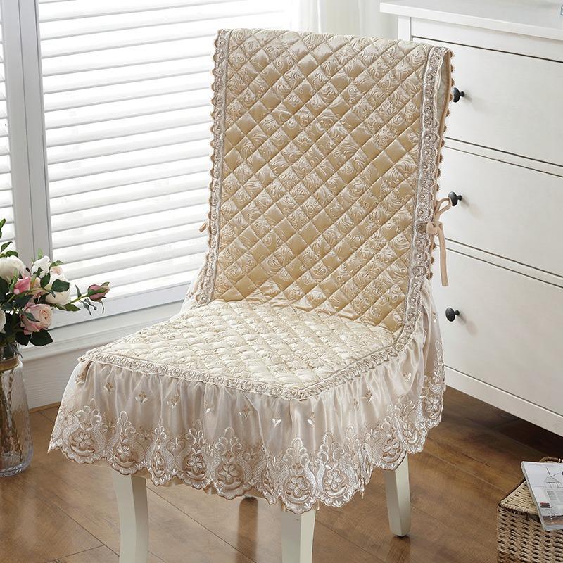 

Европейская сиамская подушка для сиденья, чехол на стул, кружевная подушка для стула, зимнее офисное кресло, толстое студенческое сиденье, обеденные свадебные чехлы на стулья 40x145cm 1pcs