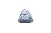 Pansy 9304 Indoor Slippers with Floral Size Blue Women's Hand-Knitted Print, Small,