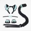 Cosplay Cat Ears Headband Cat Tail Accessories Handmade Cute Cat Girl Beast Ears Hair Accessories Beast Tail Accessories Set