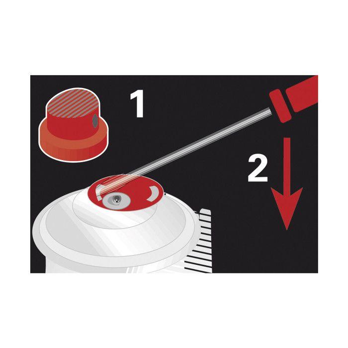 Spray Couche primaire acrylique, gris, boîte 200ml