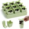 Dual-Purpose Seed Starter Tray Reusable 9 Deep Cells Plant Starter Tray Mini Size Propagator Vegetable Propagation