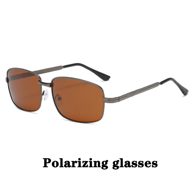 New Polarized Sunglasses Mens/Women Driving Mirror Sun Glasses Metal Frame Goggles UV400 Anti-Glare Sunglasses
