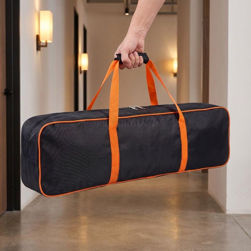 Black Color Oxford Fabric Bag Waterproof Material Oxford Fabric Portable Storage Bag Portable Design Long Handle Multi-Purpose
