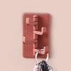 Rotating Four Hook Wall Mount Adhesive Hook No Drilling Required Space Saving Kitchen Bathroom Storage Organizer