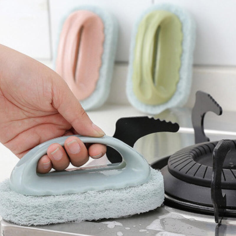 Handle scrubber/sponge