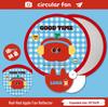 Tengyi Cute Mini Folding Handheld Fan & Photography Reflector