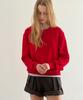 TOAVE Logo Embroidery Cotton Knit (Red)