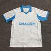Marseille Home Soccer Jersey 2025-2026 Fan Edition Short Sleeve Football Shirt Mens Bamboo Fiber Wear