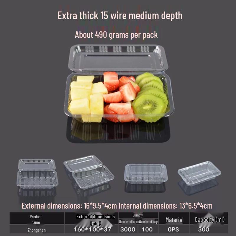 Sushi, Roast Duck, Fruit, Pastry, and Meat Roll Takeaway Boxes with Elastic Band - Free Shipping Included
