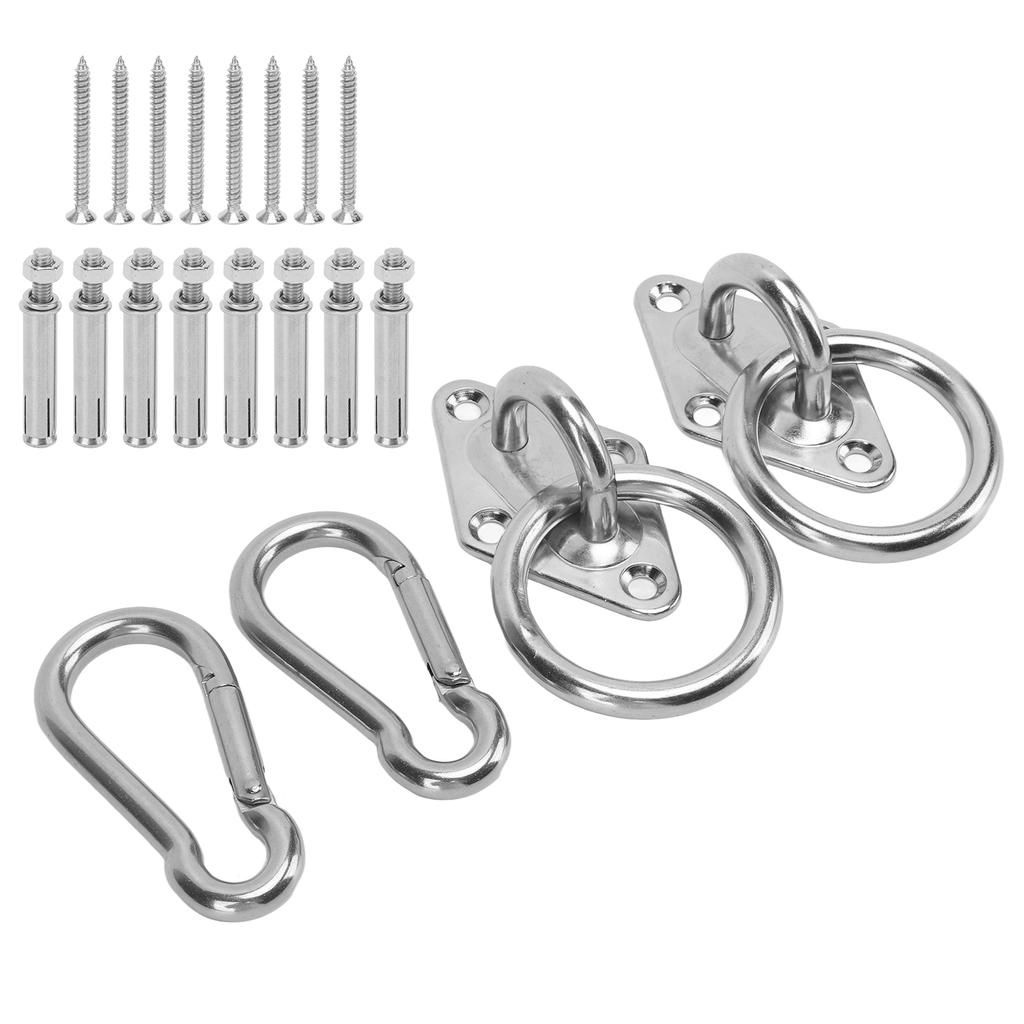 Stainless Steel Ceiling Hanging Kit High Hardness Suspension Bracket Hook Hanger for Yoga Hammock Swings