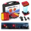 LED Trailer Lights Kit Upgraded Rechargeable for Towing Truck RV
