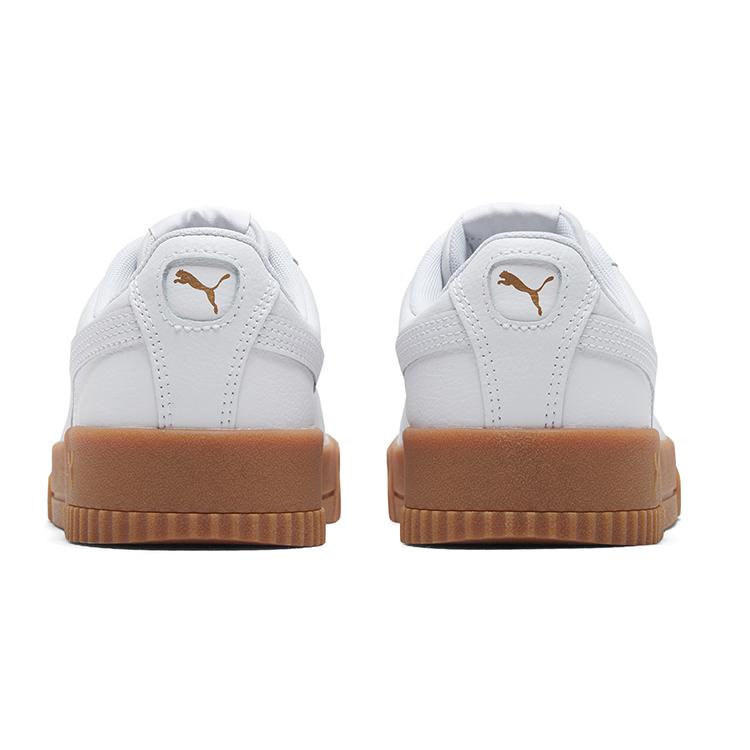 New PUMA Carina Leather 'White Gum' Women's 370325-07