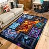 Phoenix Variations Art Pattern Rug Floor Mat for Living Room or Bedroom Soft and Comfortable Carpet a Gift for Birthday and Holiday.