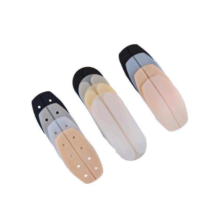 Invisible Anti-Slip Silicone Bra Shoulder Pads with Inserts for Pressure Relief