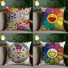 Ttakashi Art Mmurakamit Pillow Case Pillow Case Plush Fabric Soft Double Sided Print Home Sofa High Quality Cushion