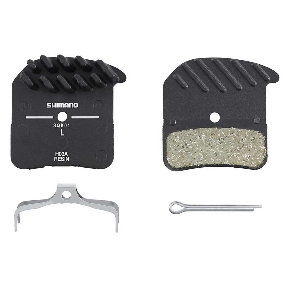 Shimano H03A Resin Disc Brake Pads with Fins (EBPH03ARFA)