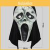 Terrifying Scream Cracked Mask Halloween Costume Horror Party Face Covering Accessory