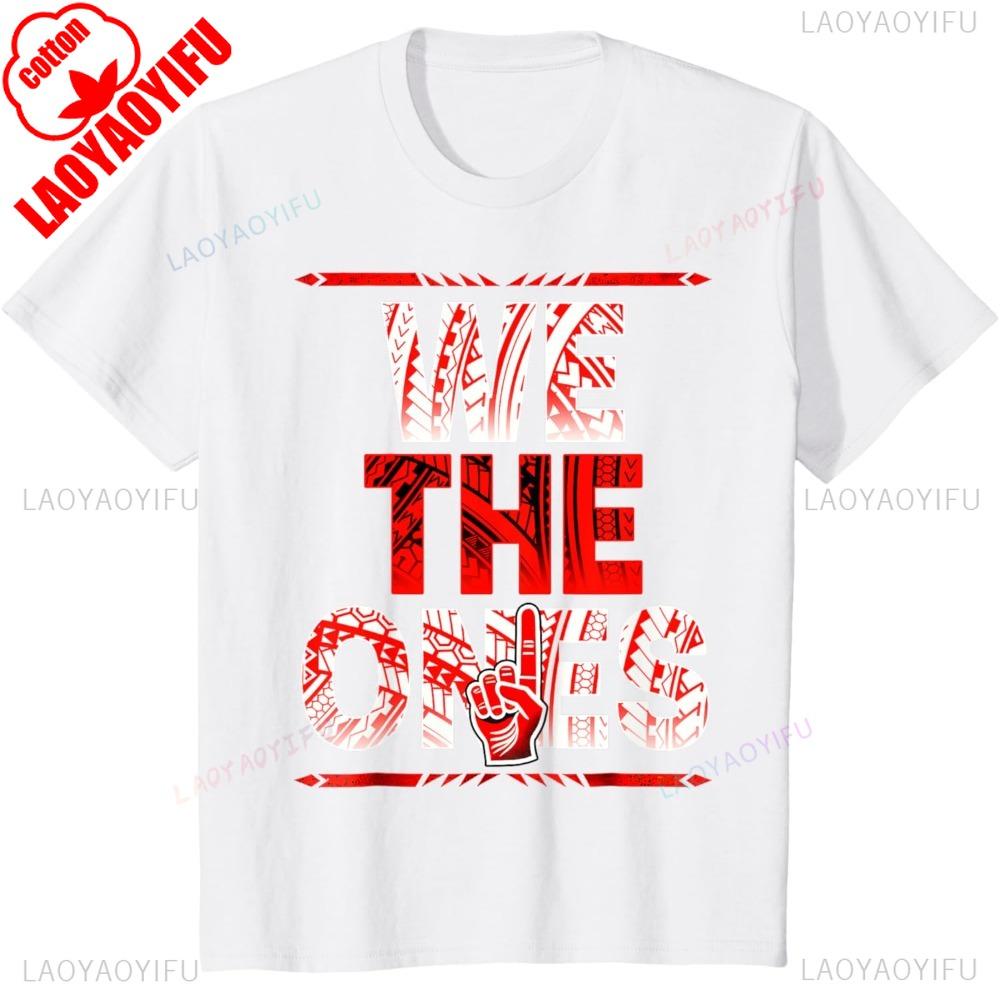 Vintage Roman Reigns Design We The Ones Wrestler OTC Yeet TShirt Cotton Short Sleeve Casual Fashion Loose Hip Hop Man Tshirt