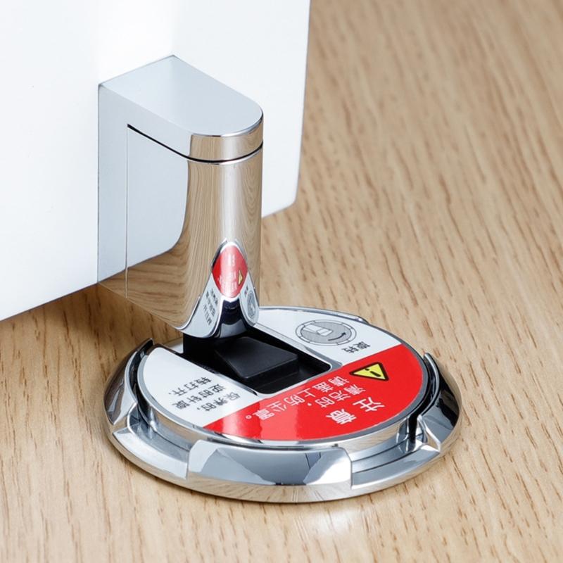 Zinc Alloy Push Type Door Stopper Mechanical Fixed Door Holder Door Hardware