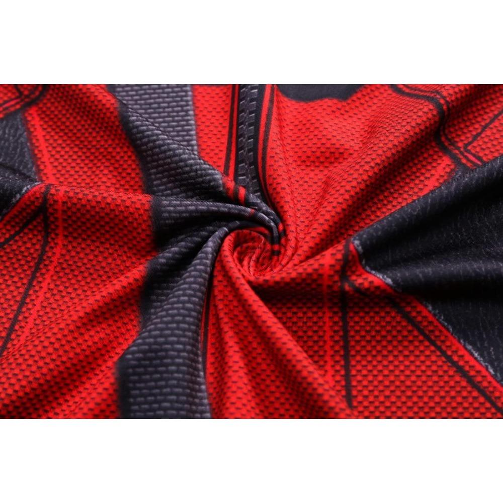 Red Plume Mens 3D Digital Printing Short Sleeve T-Shirt Outdoor Running Yoga Fitness Tight Shirt for Men