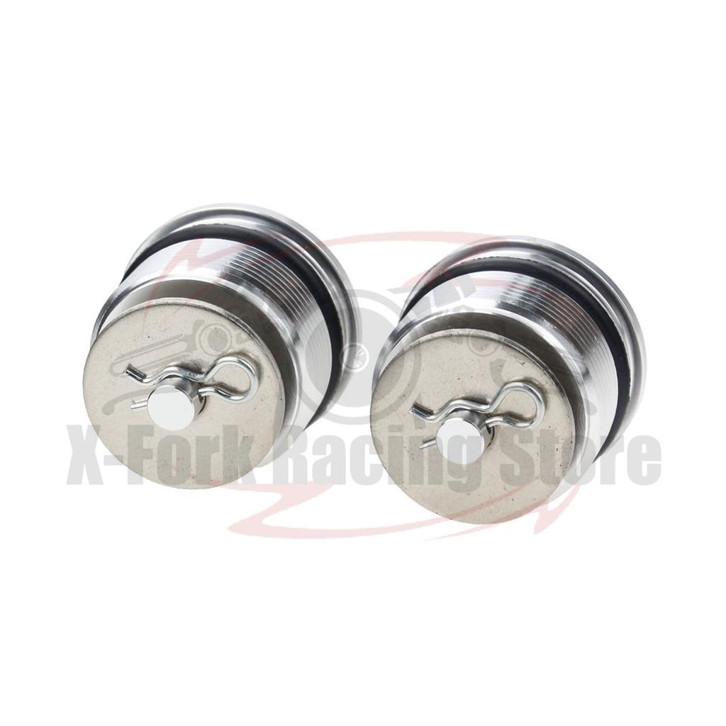 Front Preload Fork Caps Bolts For Harley Davidson XL883 1987-2016 XL1200 1987-2016 FXLR 1987-1994 FXR 1988-1994 FXRS 1988-1994