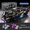 1000 pezzi Nero Tecnico Apollo Auto da Corsa Hypercar Modello Blocchi da Costruzione Fai da Te Auto Sportiva Veicolo Mattoncini Giocattoli Adulti Bambini Regali