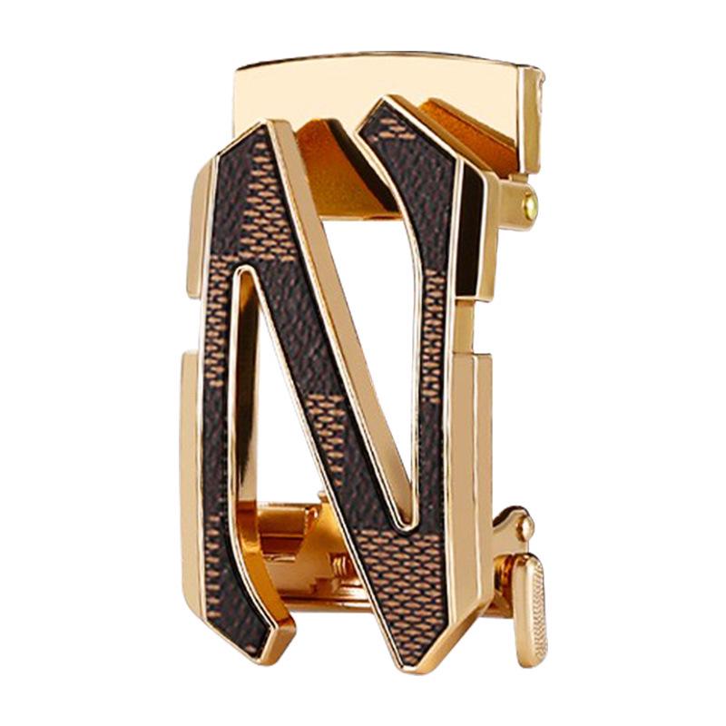 Zielflagge Zinklegierung Automatische Lederschnalle