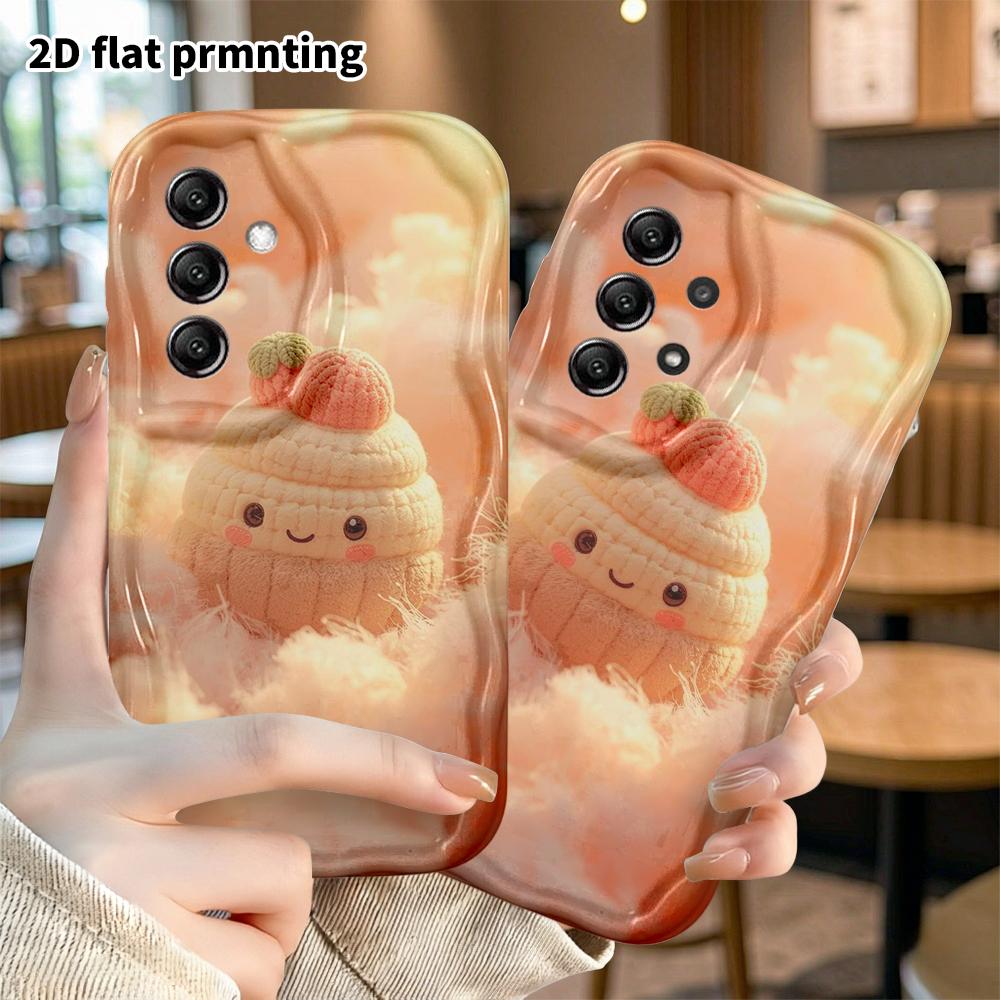 Phone Case: 2D Flat, Suitable for Samsung Galaxy A34 A35 M05 M06 S20 S22 S21 FE Plus 5G Protective Case, Cupcake Doll, Perfect Christmas and Halloween