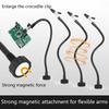 2/4Pcs Magnetic Flexible Gooseneck Metal with Alligators Clips for Helping Hands Third Hand Tool Automobile Electronics