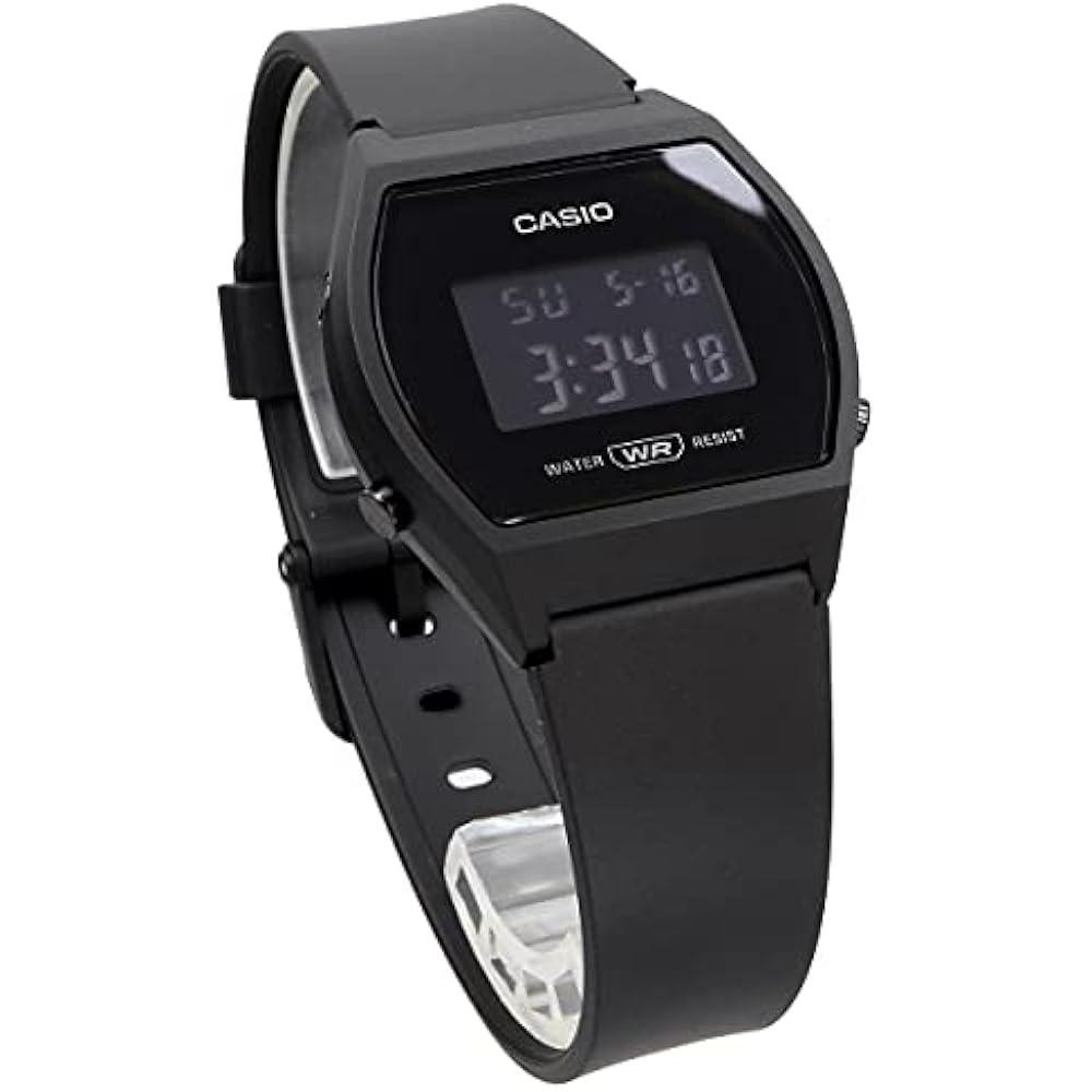 [Casio] CASIO Standard Digital Women's & Girls' Watch LW-204-1B (No Gift Box) Black Inverted LCD ...