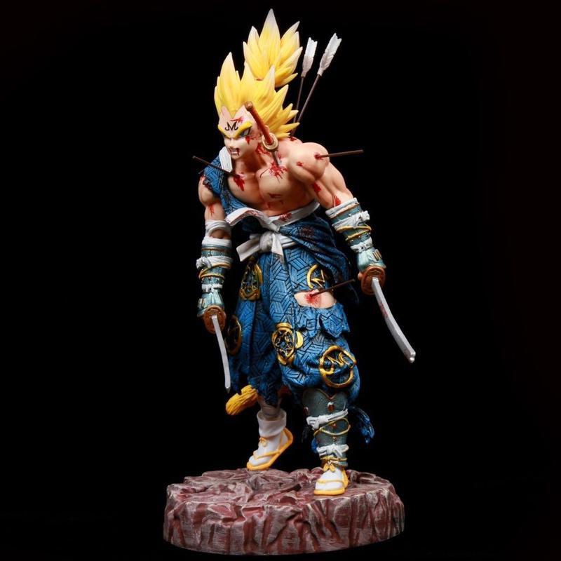 Vegeta Figures Samurai Son Gohan Action Figures PVC Anime Model Collection Toys Desktop Decoration Gifts