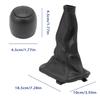 735249804 New Gear Shift Knob and Gaiter Compatible with Fiat 600 Seicento 1998-2010 735249804 with Circlip Tools Car Accessorie