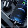 200W Car Charger Fast Charging Voltage Display USB 100W PD 30W 4 in 1 Dual 12V/24V Cigarette Lighter Splitter Power Adapter