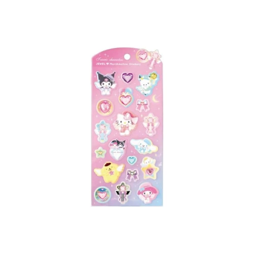 T s Factory Sanrio Characters Jewel Marshmallow Stickers Magical Jewelry SR-5562006MU