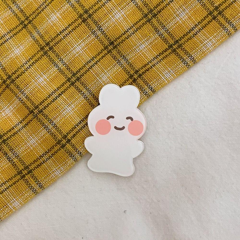 Acrylic Dog Pin Badge Bunny Bear Bunny Lapel Pins Cartoons Dog Pin Cartoons Bunny Brooches  Men