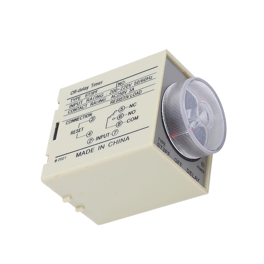 BERM Power Off Delay Relay Knob Control Timing Timer High Accuracy AC200?220V ST3PF