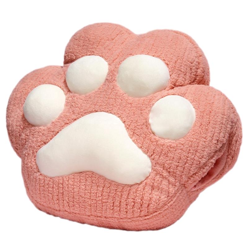 

Cats Paws Air Conditioning Blanket Double-Use Pillow Soft Throw Blanket Naping Cushions Blanket Folding Gifts