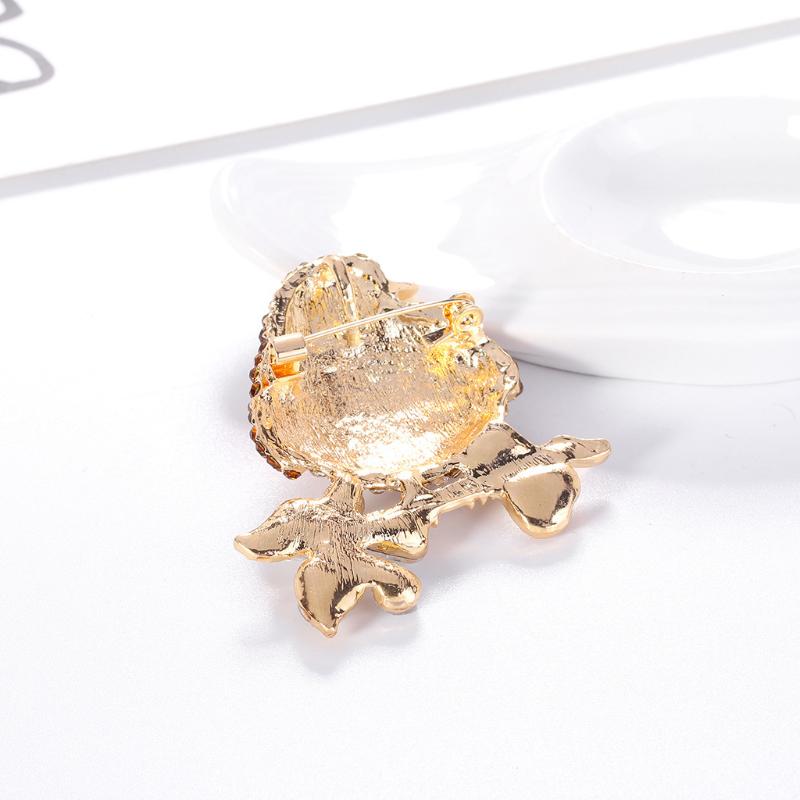 Fashion Luxury Rhinestone Animal Bird Brooches For Women Clothing Coat Accessries Gifts