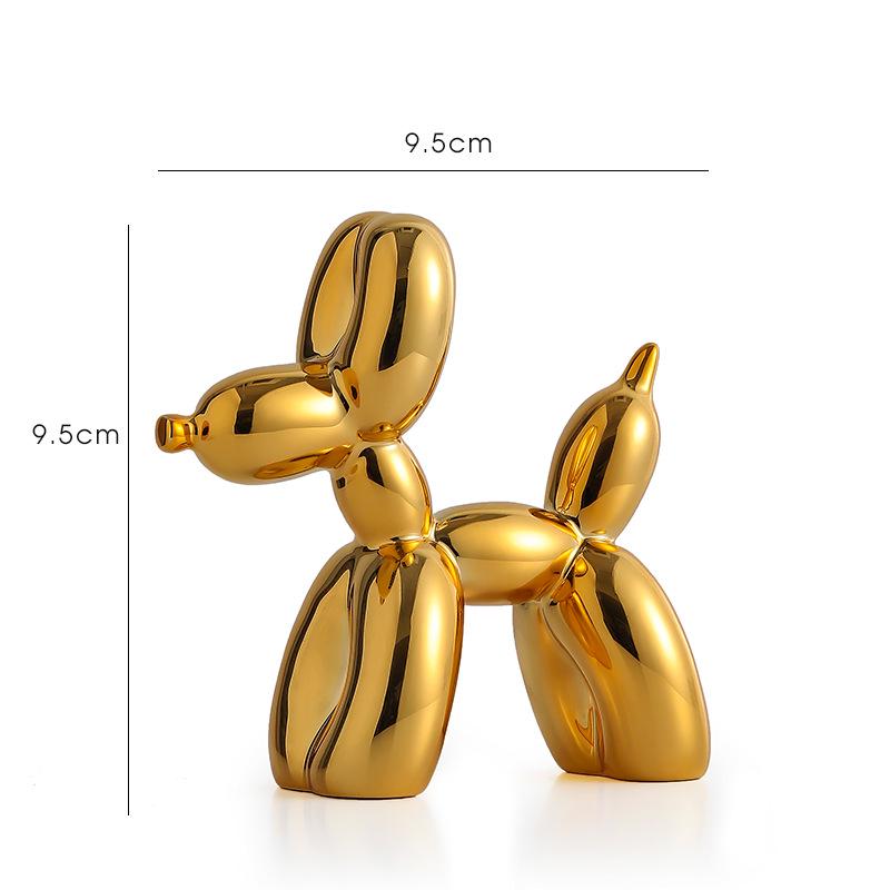 Colorful Modern Balloon Dog Ornaments: Living Room, Wine Cabinet & Office Decor