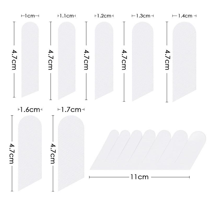 20 Stück Nagelfaser Seide – Leichte Verlängerungsfaser Für Nail Art, Maniküre, Weiß