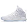 Nike Hyperdunk X Cushioning Anti-Slip Wear-Resistant Breathability Mid-Top Basketball Shoes Men's Blue White Green AO7890-101(Team28-)