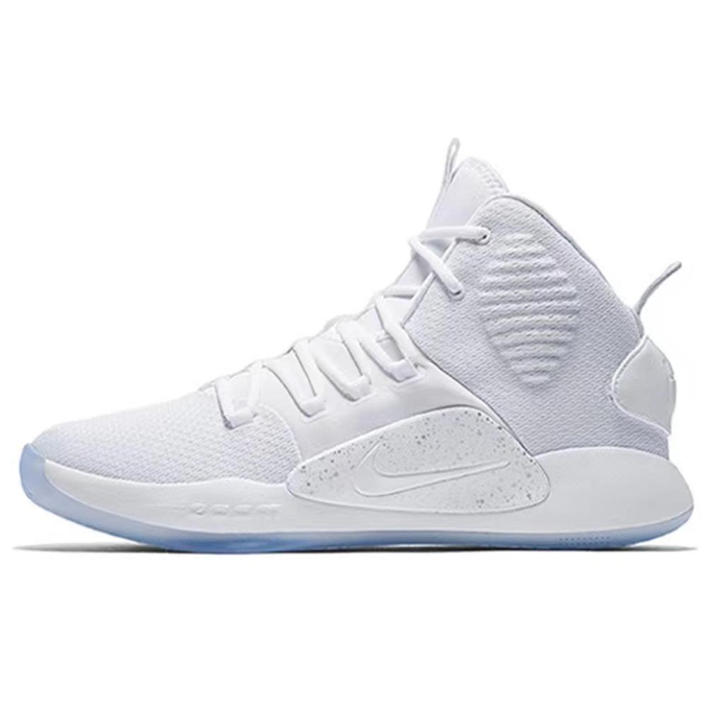 Nike Hyperdunk X Cushioning Anti-Slip Wear-Resistant Breathability Mid-Top Basketball Shoes Men's Blue White Green AO7890-101(Team28-)